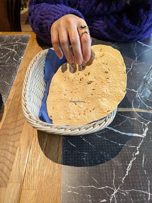 Vegan bread: 3.5/5 at Mount Everest Ravintola in Helsinki