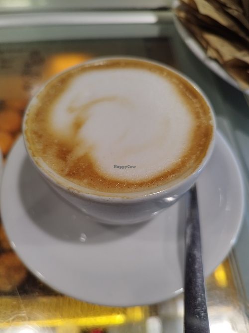 Cappuccino con latte di soya at Caffè Villa Mercede in Rome