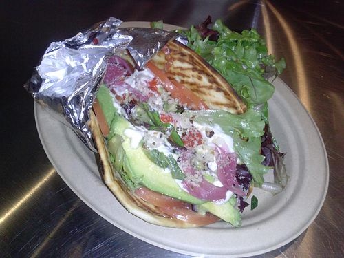 Tree of Life pita at Bronze Cafe at The Center in Las Vegas