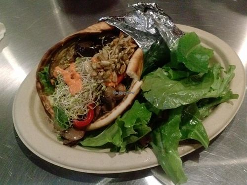 Good Earth pita at Bronze Cafe at The Center in Las Vegas