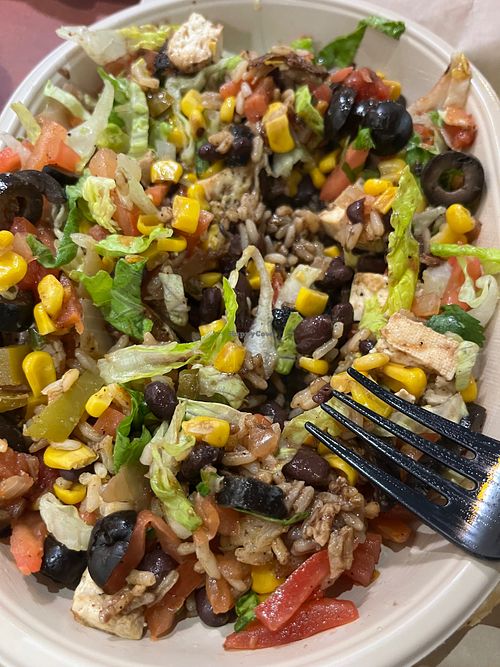 Tofu bowl at Moe's Southwest Grill - SW Archer Rd in Gainesville