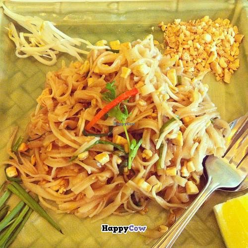 Pad-thai noodles at Celadon in Metro Manila