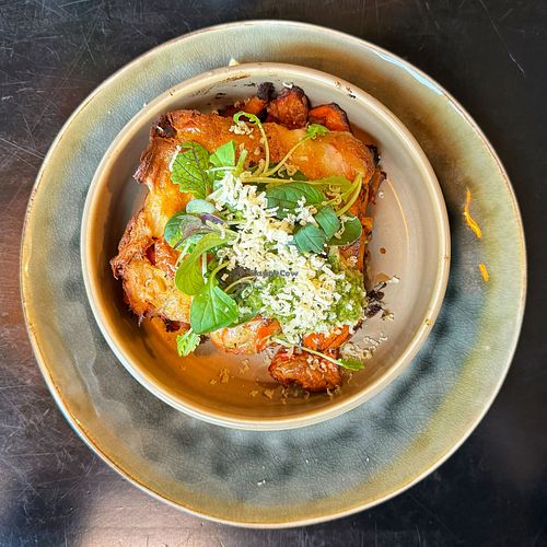 Vegan lasagna at Planttrekkerij  in Antwerpen