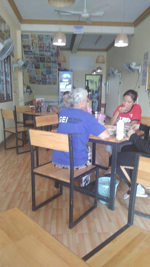 Changed everything to dollys junk food at Cafe Chai Dee in Savannakhet