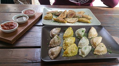 Vegan dumplings  at Daily Dumpling in Berlin