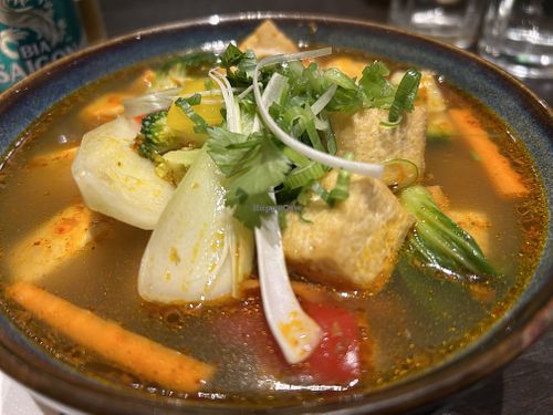 Vegan Spicy Beef Noodle Soup  at Pho 179 in Sunderland