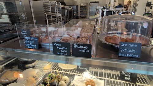 Display case at Soleil Bakery at Shady Oaks in Ocala