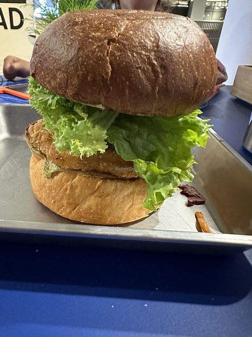 Chicken patty sandwichh  at Eden Jaxx - Illum in Copenhagen