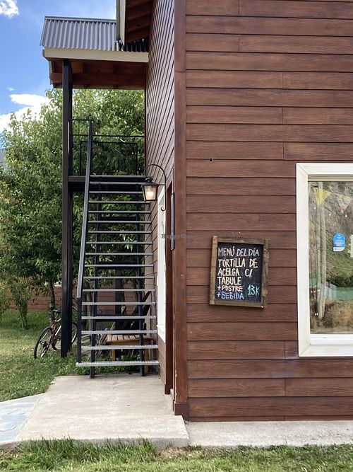 Daily menu  at Lo del Manu in El Chalten