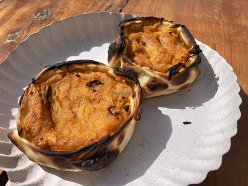 Vegan empanada  at Lo del Manu in El Chalten