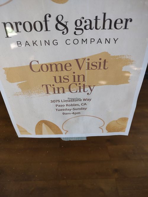  at Proof & Gather Baking Company in San Luis Obispo