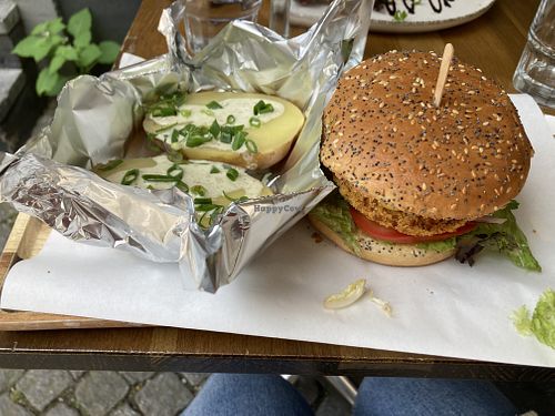No chicken Burger   at avant garden in Maastricht