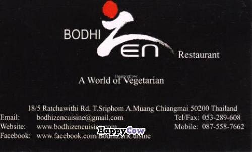 Bodhi Zen at Bodhi Zen in Chiang Mai