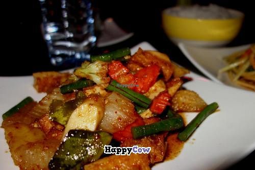 spicy Thai curry at Bodhi Zen in Chiang Mai