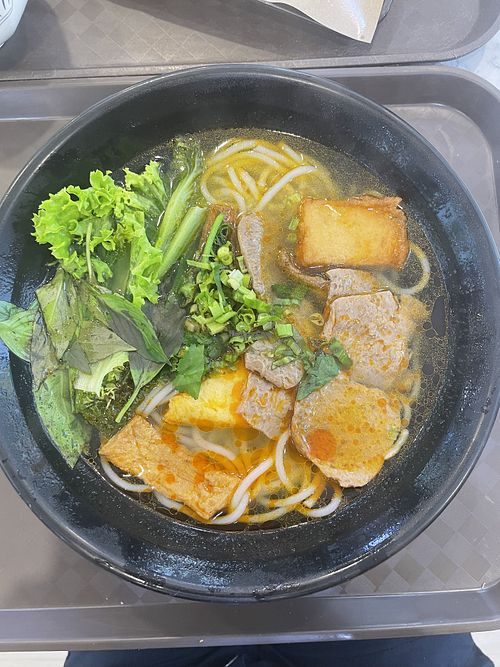 Spicy pho   at VeganPho - Lucky Plaza in Central Singapore