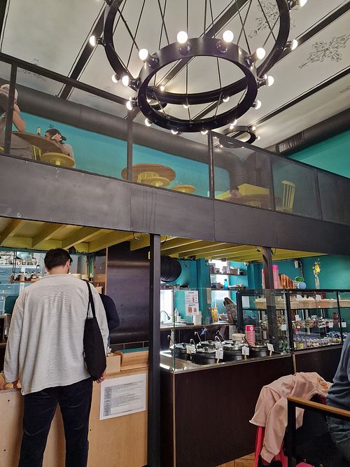 Upstairs seating at Supa Star 2 in Sofia