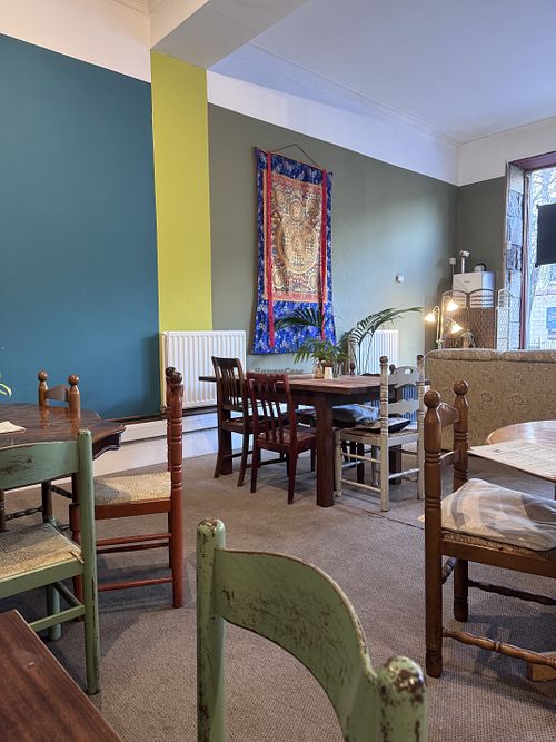 Decor  at Mountain Momo in Edinburgh