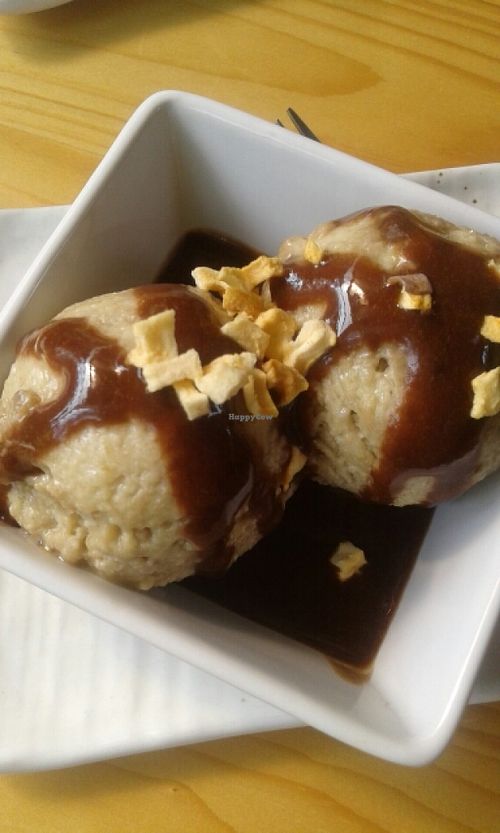 banana ice cream at Rasayana Raw Food Cafe in Bangkok