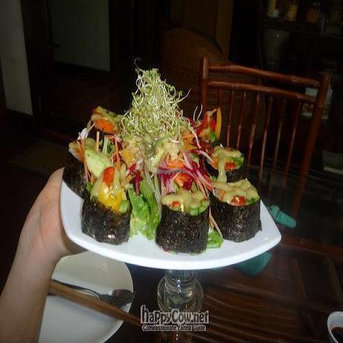 Raw Sushi at Rasayana Raw Food Cafe in Bangkok