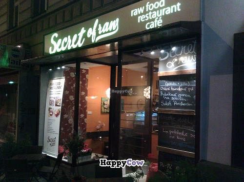 Entrance Secret Of Raw in Prague, Czech Republic. at Secret of Raw in Prague