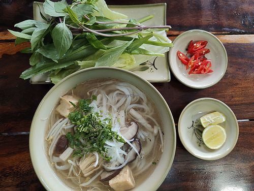 Pho at Tiệm Chay in Da Lat