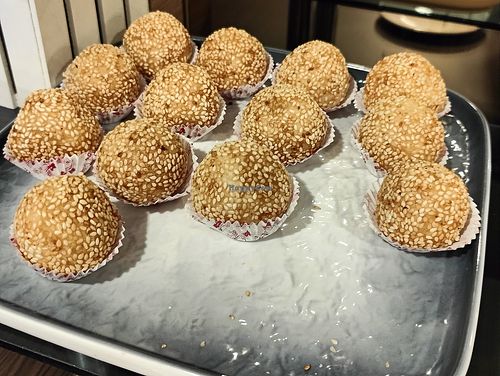 Peanut ball desserts at Celestial's Food in Batam