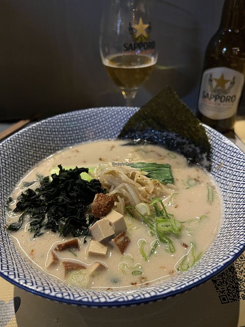 Vegan ramen  at Izakaya Oni in Coimbra