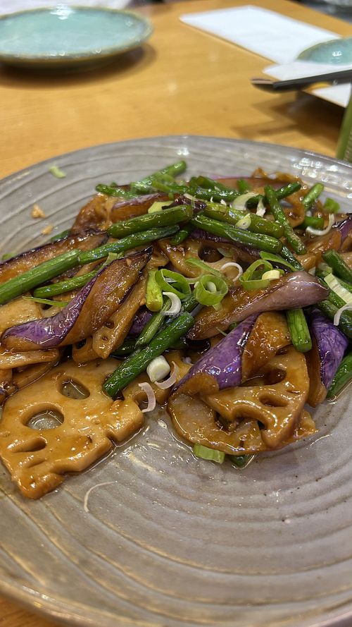 Mixed veggies  at Shangrila Dimsum in Madrid
