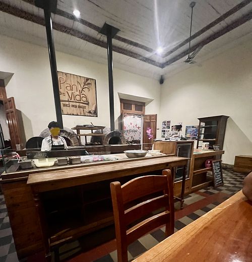 Where to order/where the pizza is made  at Pan De Vida - Granada in Granada