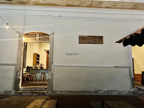 Keep your eyes peeled for their sign! Almost missed it. Nice ambiance inside and outside   at Pan De Vida - Granada in Granada