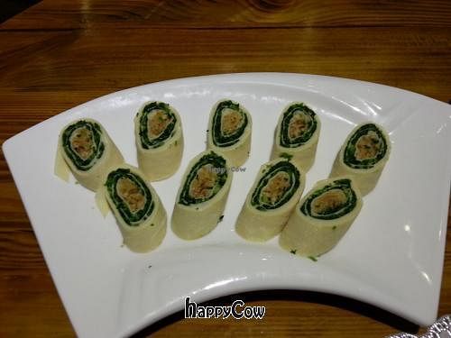 Tofu Vegetable Roll at iVegan in Shanghai