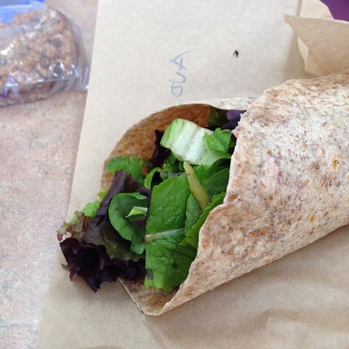 black bean hummus rap at Luscious Lorraine's in Palm Desert