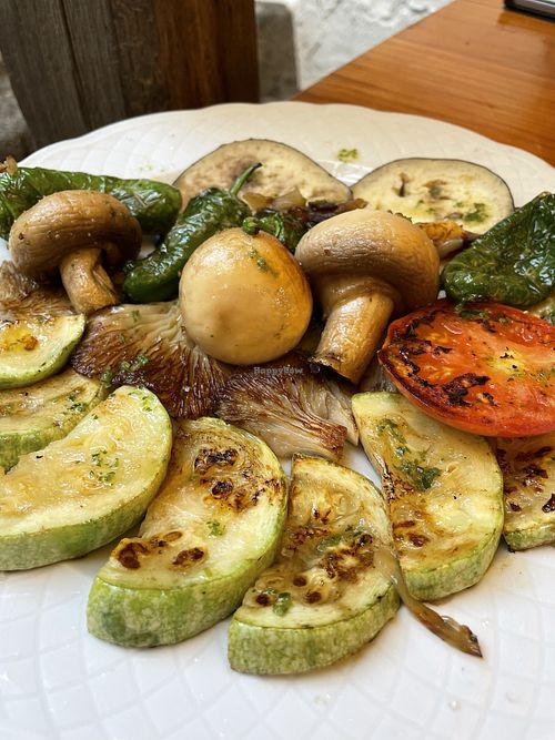 Parrillada de verduras   at Candelaria La Cocinera in Tenerife