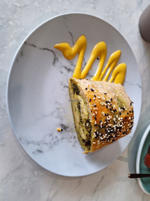 Pesto Savoury Roll at Dragonfruit Café in Whangarei
