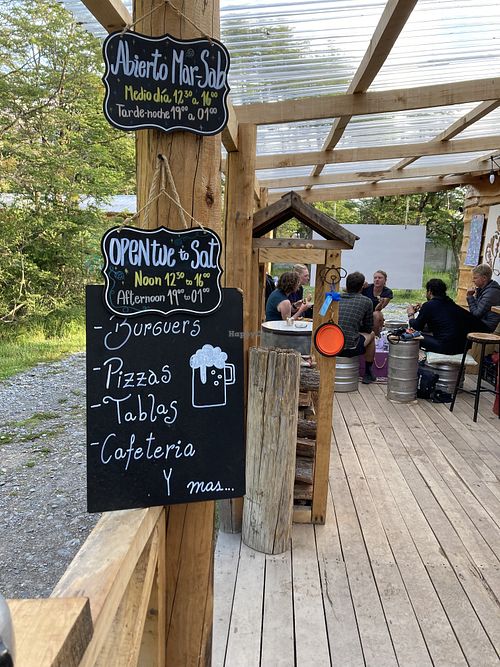 Opening hours  at Ventisca Cerveceria Patagonica in Ohiggins