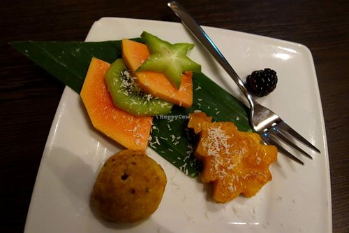 Christmas dinner 2014 at Leaf Vegetarian in Rotterdam