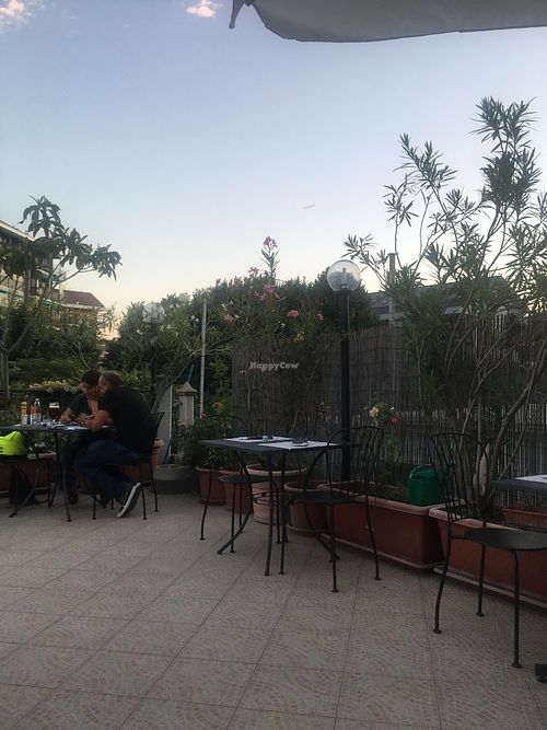 Outside balcony  at Pizzeria Vesuvio in Moncalieri