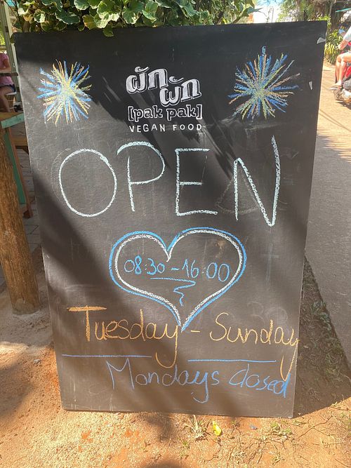  at Pak Pak Vegan Food in Trat