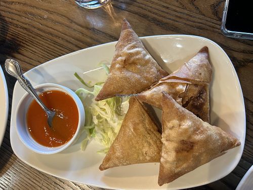 Samosa   at Burma Light in Folsom