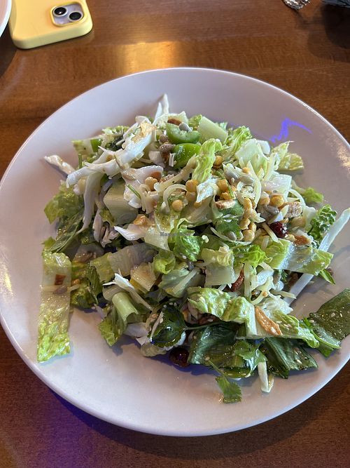 Ginger salad - excellent!   at Burma Light in Folsom