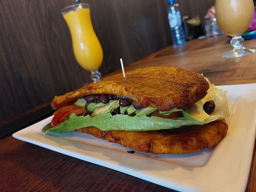 Patacon vegan, glutenfree, sugarfree at Taste of Home in Nijmegen