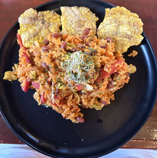 mampasteao vegano!  at El Plaza Vieques in Vieques