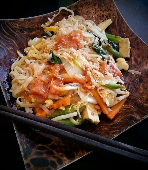 pad thai at Morning Glory in Chiang Mai