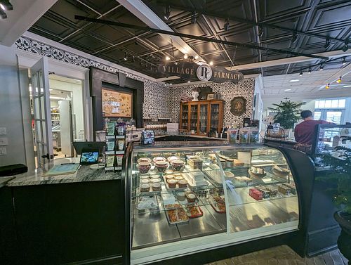 The counter at Village Farmacy  in Poland