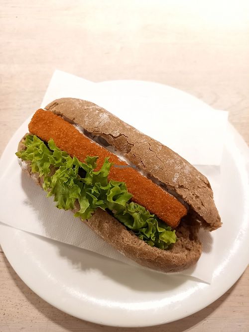 Veganer Backvisch at Nordsee - Hefnersplatz in Nuremberg