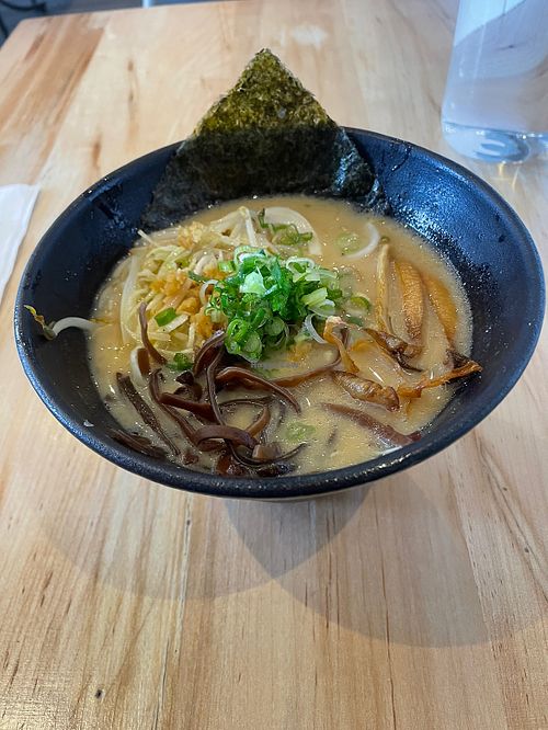 Plant-based Miso ramen   at Menya Kyu in Hamilton