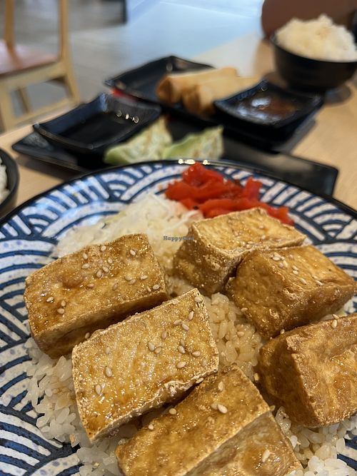 Teriyaki tofu don  at Kei Japanese Restaurant in Wolli Creek