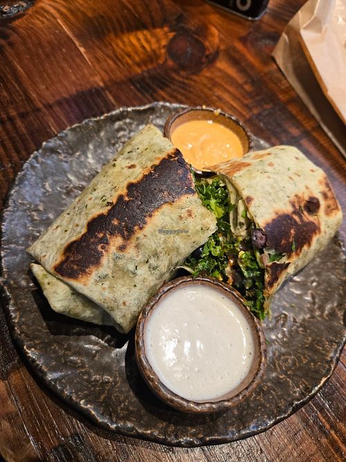 Breakfast burrito at Honest Greens - Las Ramblas in Barcelona