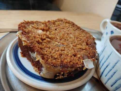 Vegan carrot loaf at Mamacoffee - Jiřího z Poděbrad  in Prague
