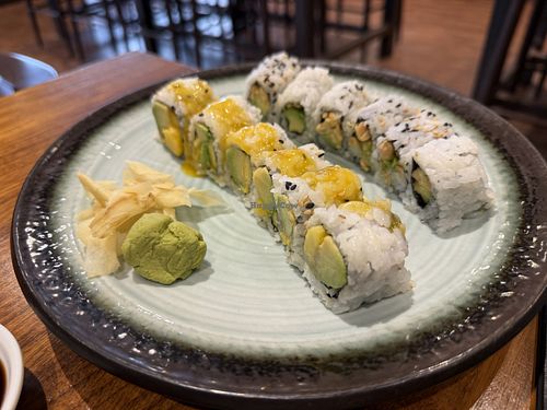 Mango roll and peanut roll  at Hakata Exton Ramen & Sushi in Exton